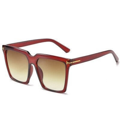 2021 Vintage Oversized Square Brand Sunglasses For Unisex-Unique and Classy