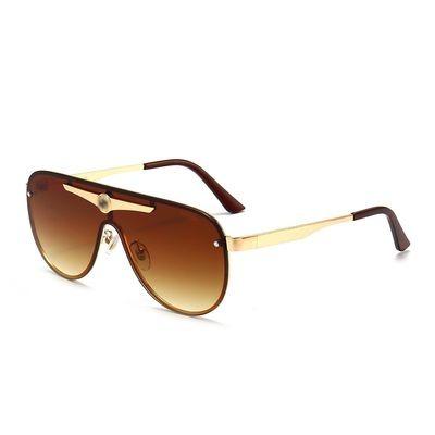 2021 New Trendy Polarized Fashion High Quality Metal Conjoined Frame Sunglasses For Men And Women-Unique and Classy