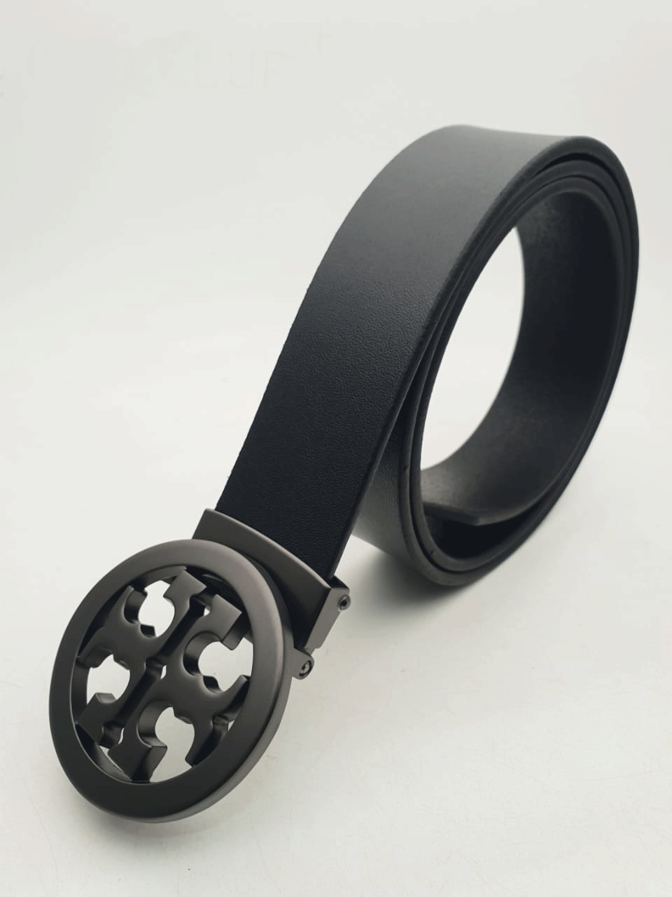 Vintage Design Round Pattern Leather Strap Belt For Men's-Unique and Classy