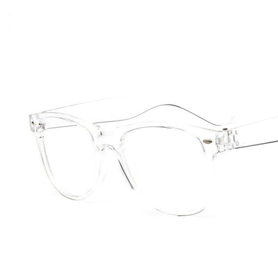 2019 New Retro Transparent Anti Blue Clear Lenses Square Eyeglasses Spectacle Frame For Men And Women