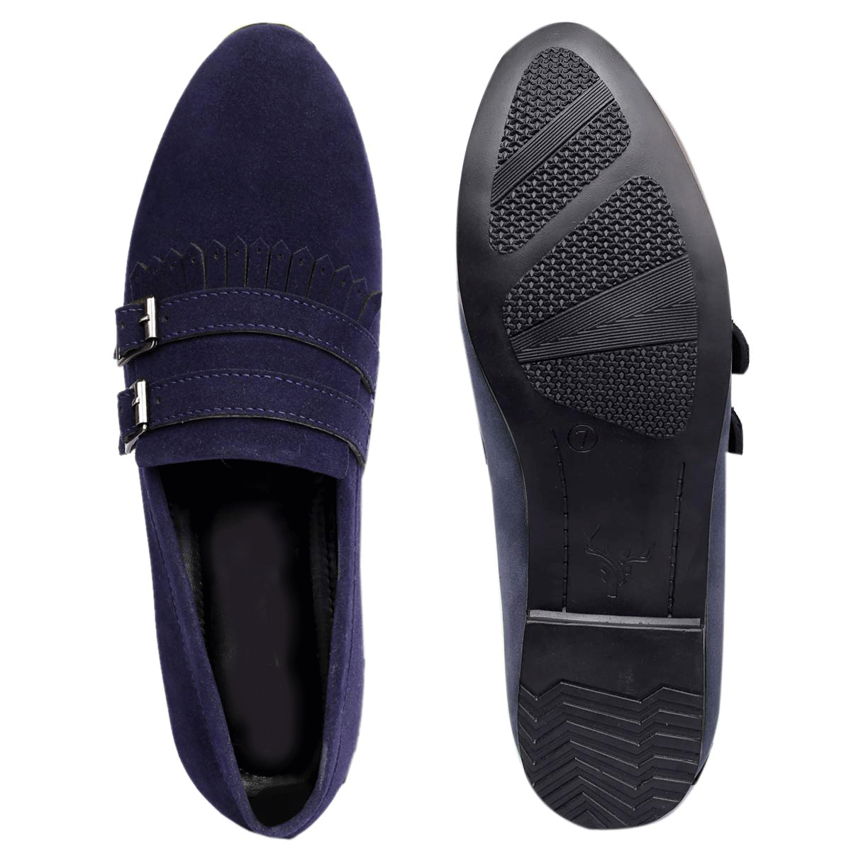 Double Monk Suede Material Casual & Part Wear Shoes For Men's-Unique and Classy