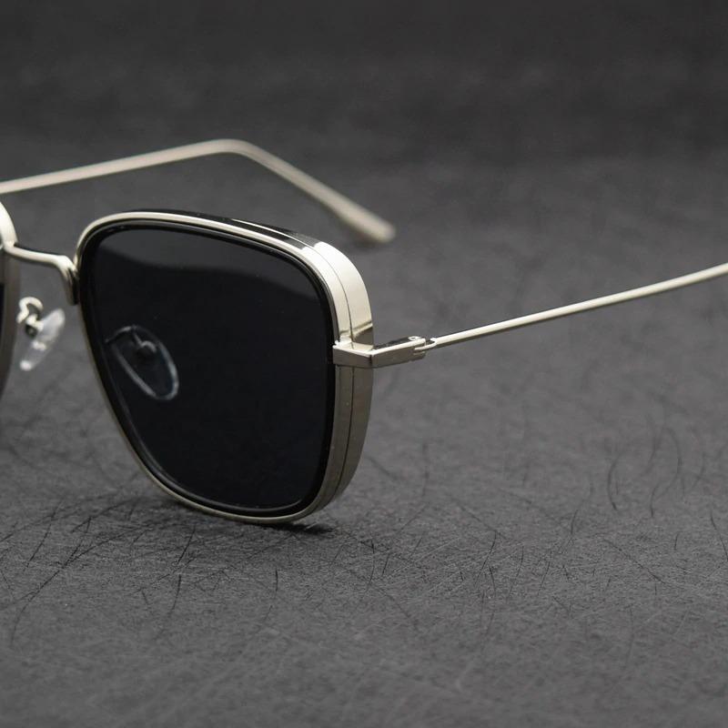 Fashion Square Metal Frame New Steampunk Sunglasses For Men And Women-Unique and Classy