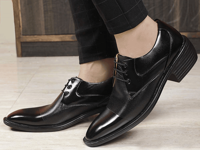Classy Black Oxford Formal, Casual And Outdoor Shoes With High Heel-Unique and Classy