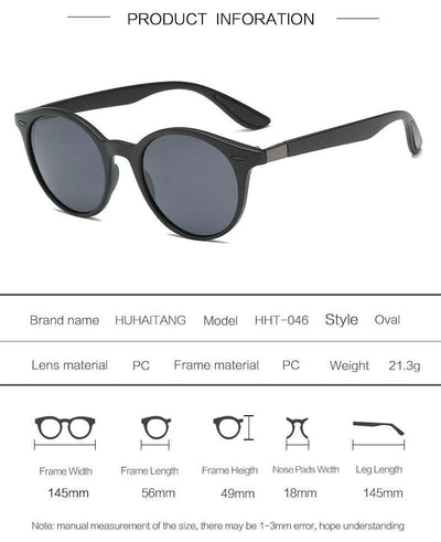 Luxury Round Rivet Polarized Sunglasses For Men And Women-Unique and Classy