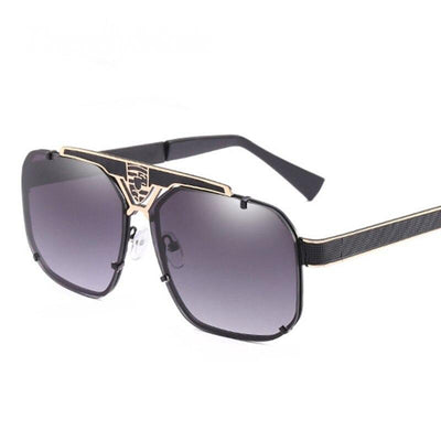 Classic Oversize Brand Aluminum Frame UV400 Mirror Sunglasses For Men And Women-Unique and Classy