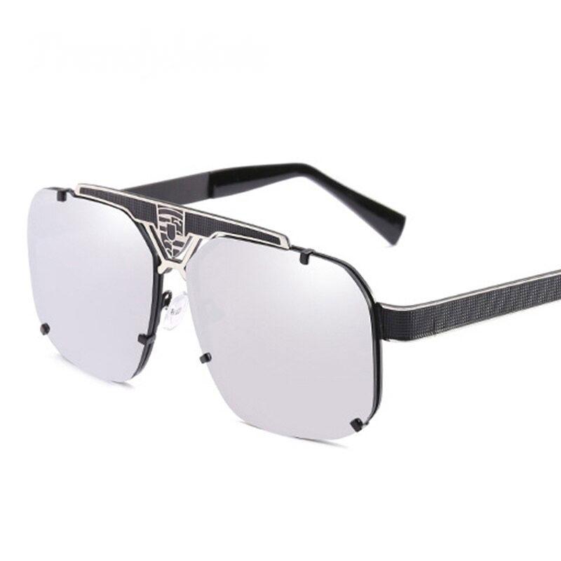 Classic Oversize Brand Aluminum Frame UV400 Mirror Sunglasses For Men And Women-Unique and Classy