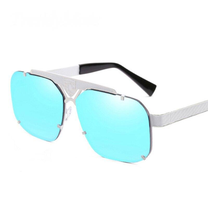 Classic Oversize Brand Aluminum Frame UV400 Mirror Sunglasses For Men And Women-Unique and Classy