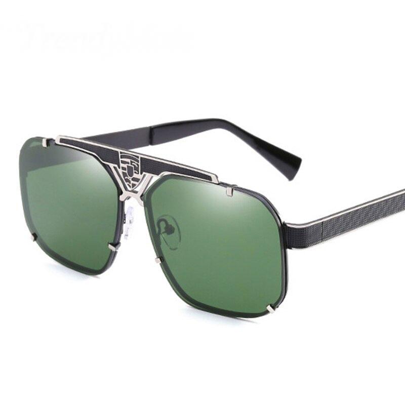 Classic Oversize Brand Aluminum Frame UV400 Mirror Sunglasses For Men And Women-Unique and Classy