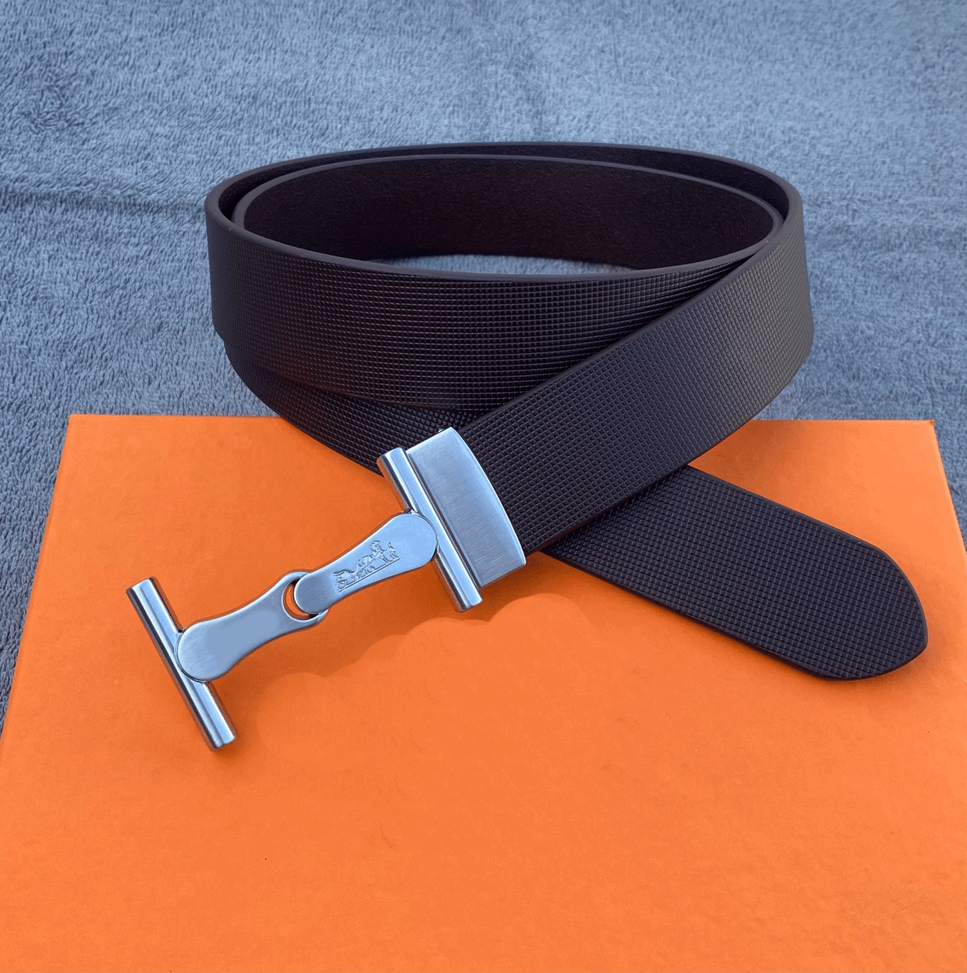 Trendy H Letter Leather Strap Belt For Men's-Unique and Classy