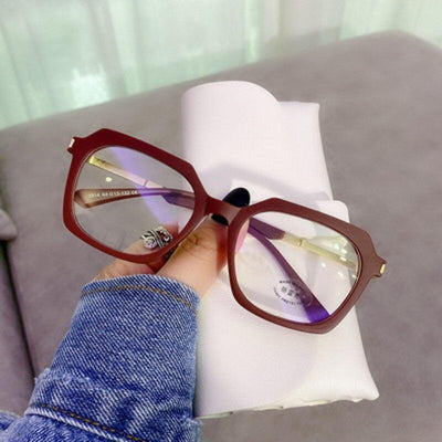 Vintage Brand Retro Fashion Anti Blue Light Classic Square Computer Lens Radiation UV400 Protection Eyeglasses Spectacle Frame For Men And Women