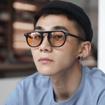 Trendy Punk Style Vintage Classic Round Frame Sunglasses For Unisex-Unique and Classy