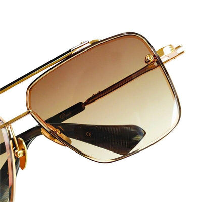 Vintage Retro op Quality Square Rimless Sunglasses For Men And Women-Unique and Classy