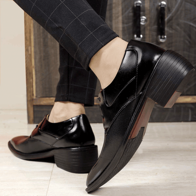 Classy Black Oxford Formal, Casual And Outdoor Shoes With High Heel-Unique and Classy