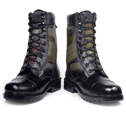 Leather Army Boots For Men's-Unique and Classy