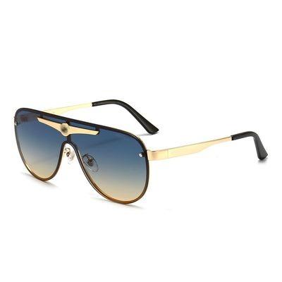 2021 New Trendy Polarized Fashion High Quality Metal Conjoined Frame Sunglasses For Men And Women-Unique and Classy